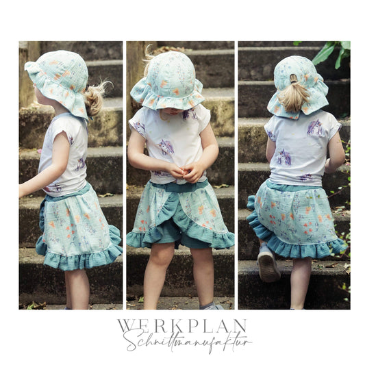 KEIN RockWERK | Größe 98 bis 164 | Hose & Rock | A0 & A4 | Beamer - Werkplan.Schnittmanufaktur