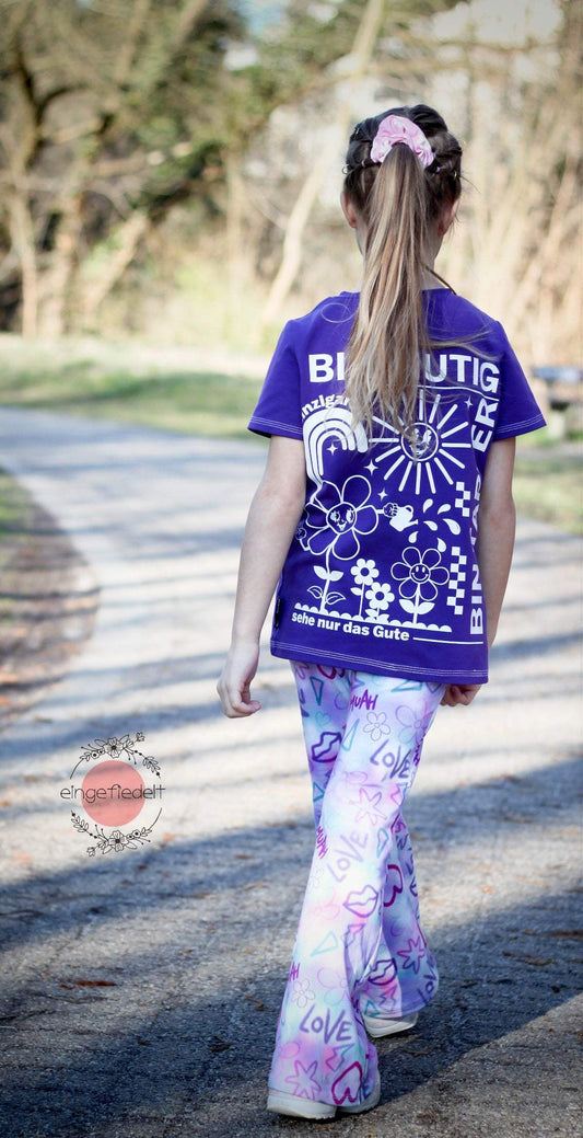 Ich bin Mutig - Statement Spruch | Bügelbild 2-Teilig