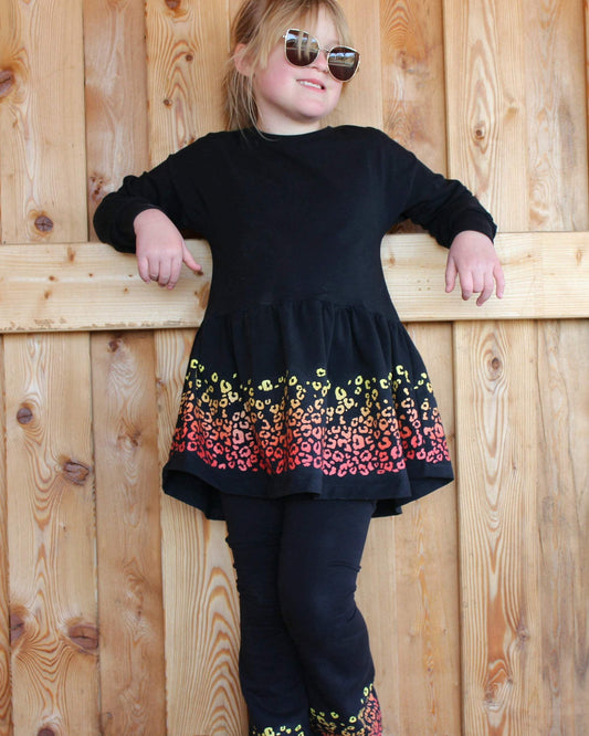 #5 Sunset Glow | Gelb – Rot | LEO Classic Outline – Farbverlauf VTB