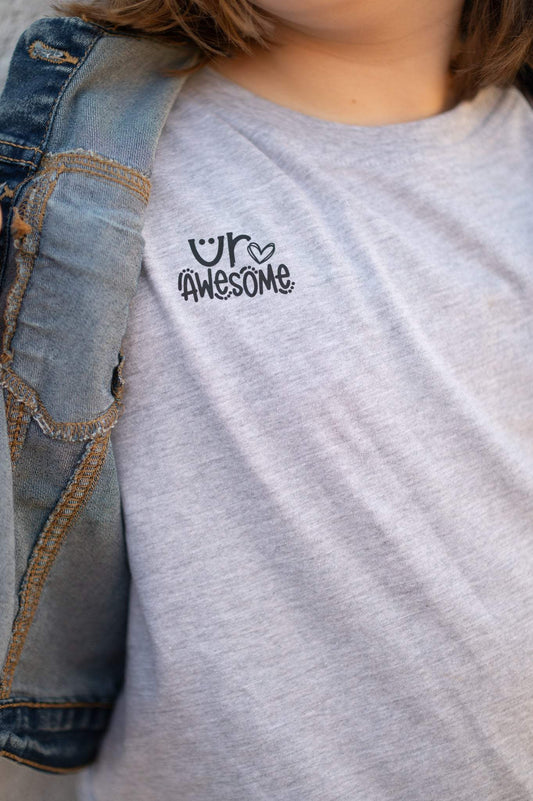 u'r awesome - Statement Spruch | Bügelbild
