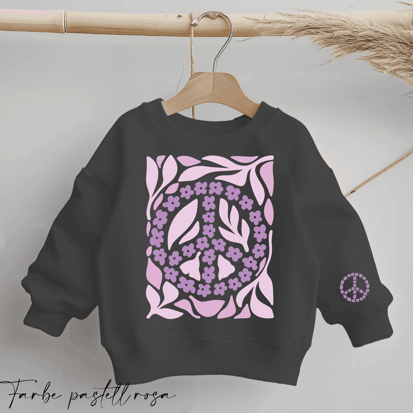 Boho Flowers Peace #6 | Bügelbild 2-Teilig