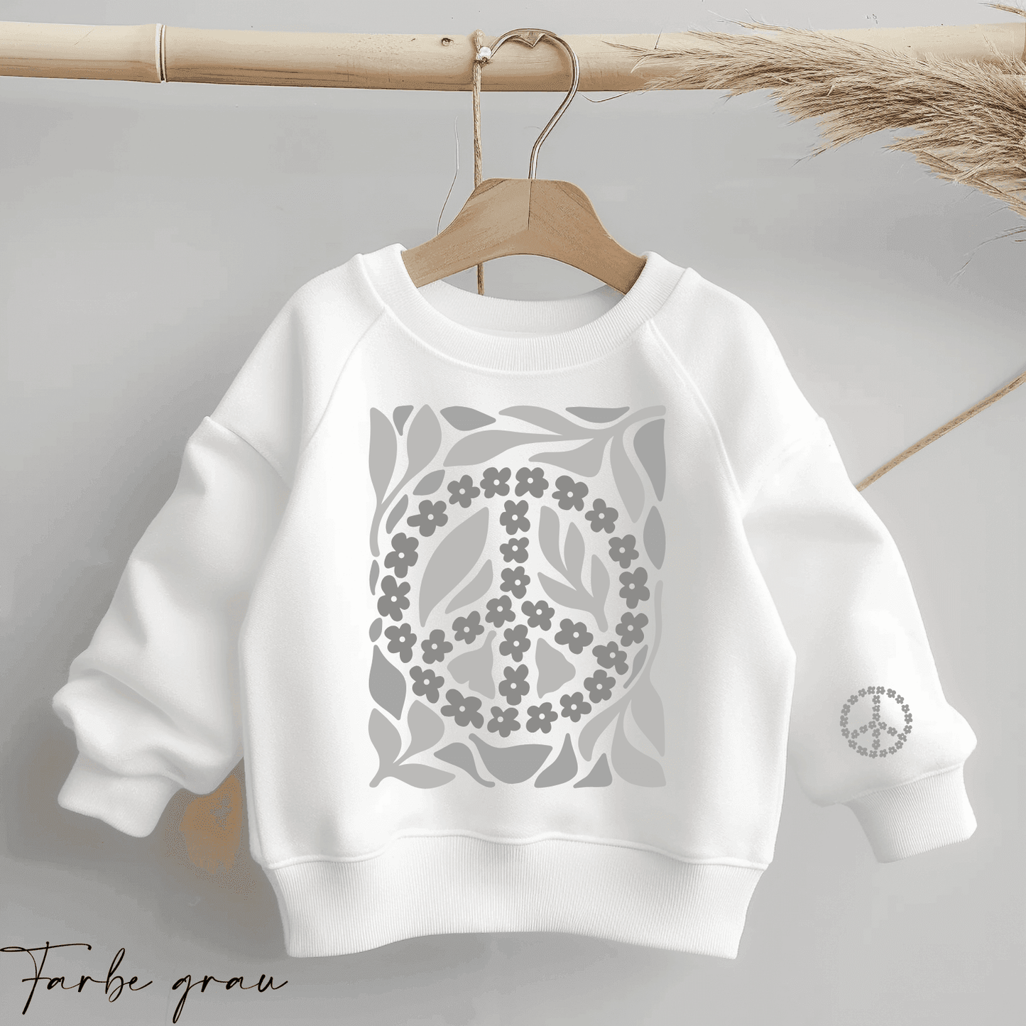 Boho Flowers Peace #6 | Bügelbild 2-Teilig