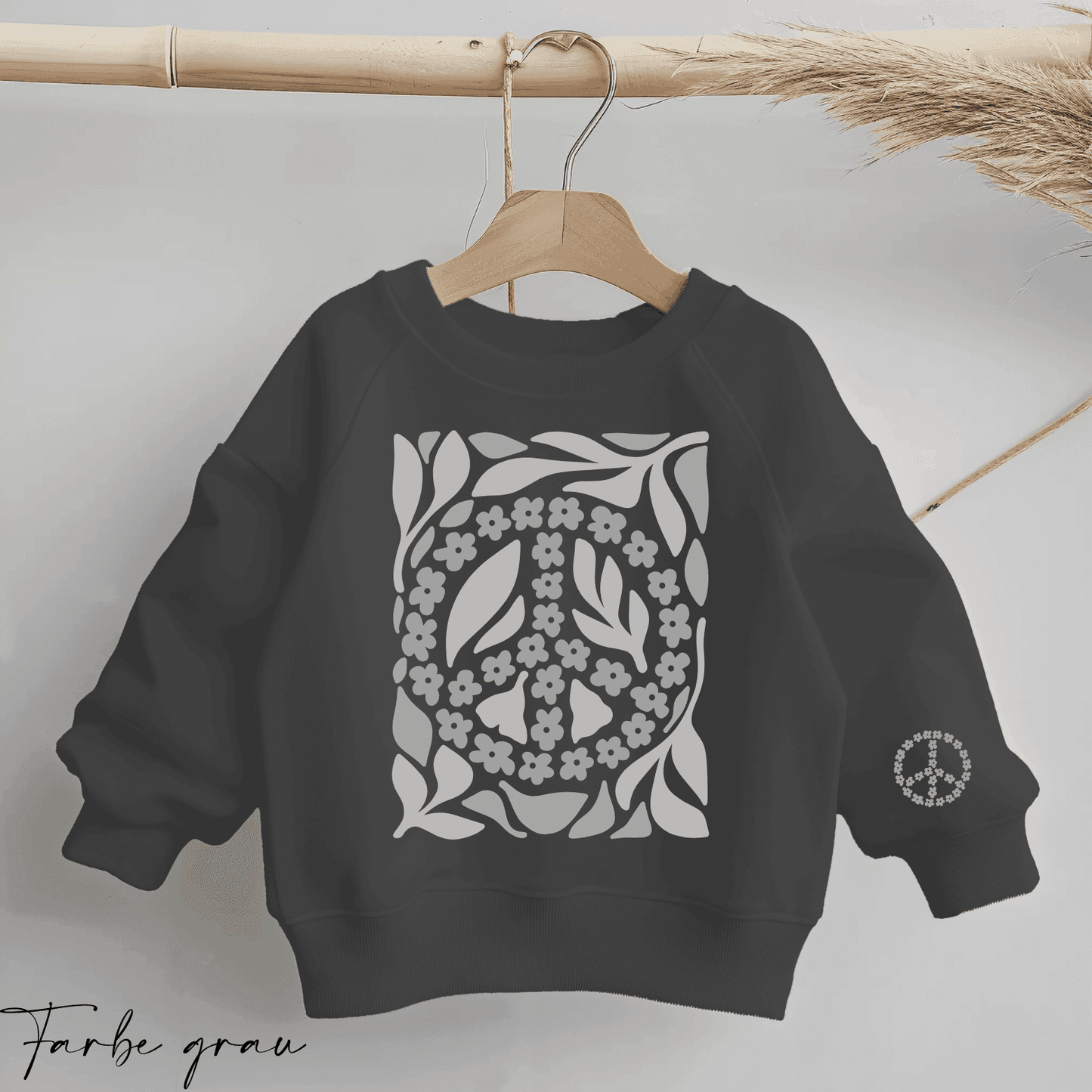 Boho Flowers Peace #6 | Bügelbild 2-Teilig