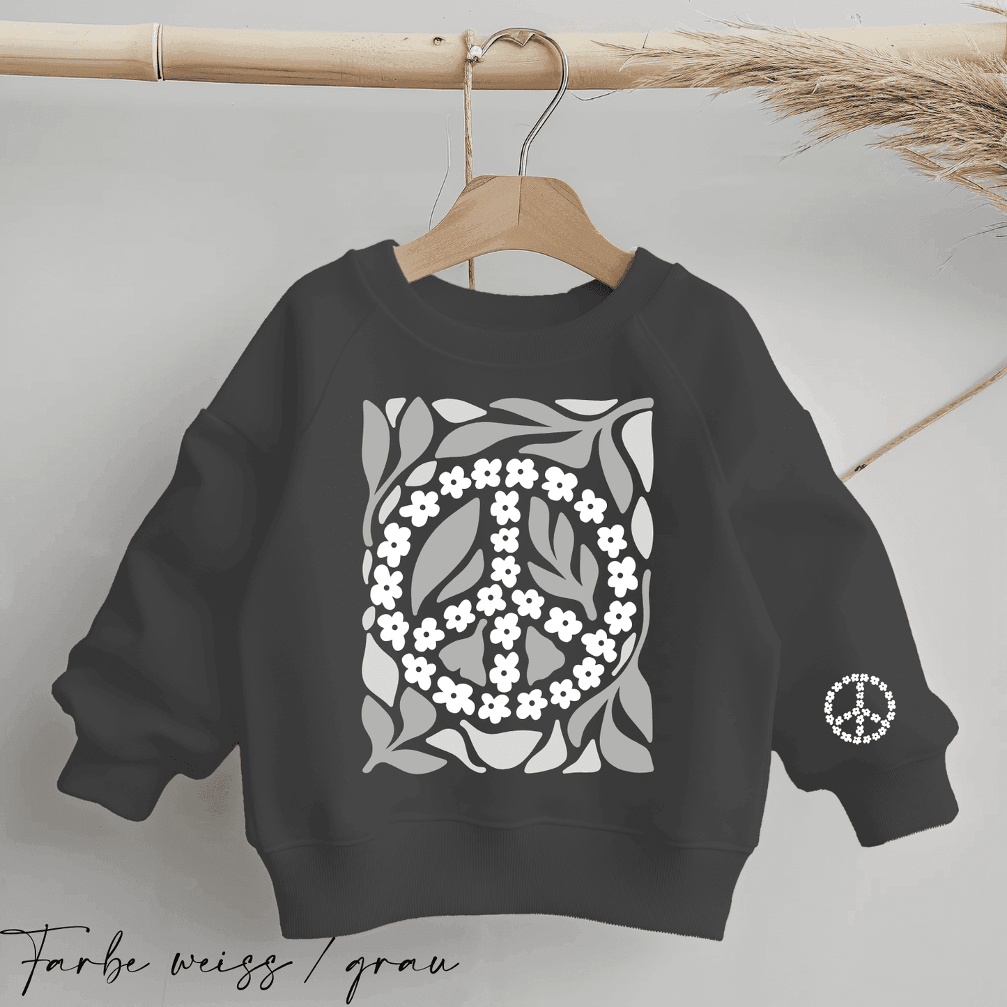 Boho Flowers Peace #6 | Bügelbild 2-Teilig