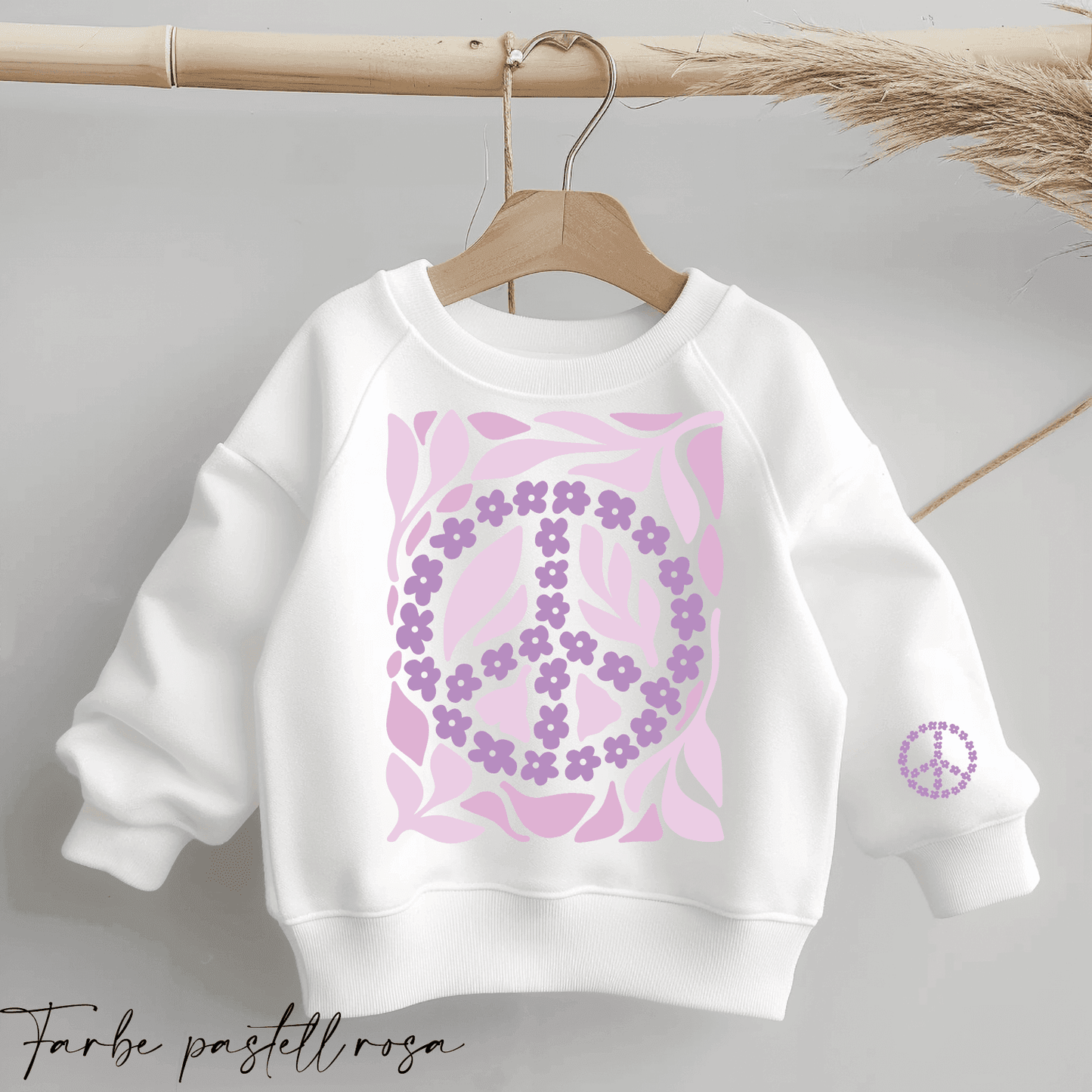Boho Flowers Peace #6 | Bügelbild 2-Teilig