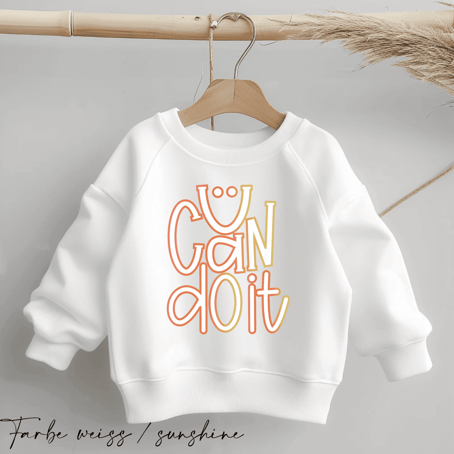 u can do it - Statement Spruch | Bügelbild
