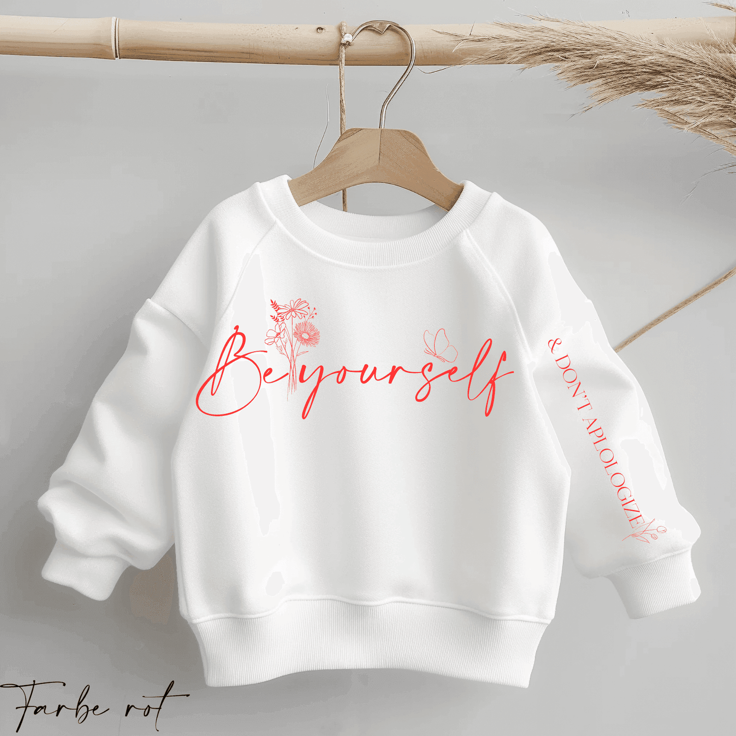 Be yourself | Statement Bügelbild 2-Teilig - Alisa von WPS | Werkplan Schnittmanufaktur