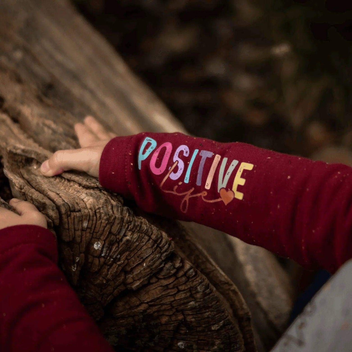 Positive Vibes | Statement Bügelbild 2-Teilig