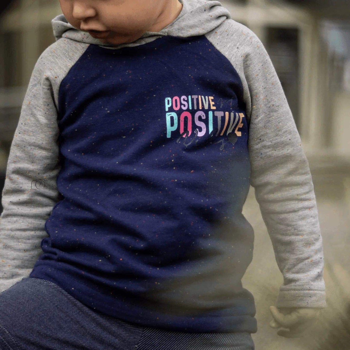 Positive Vibes | Statement Bügelbild 2-Teilig