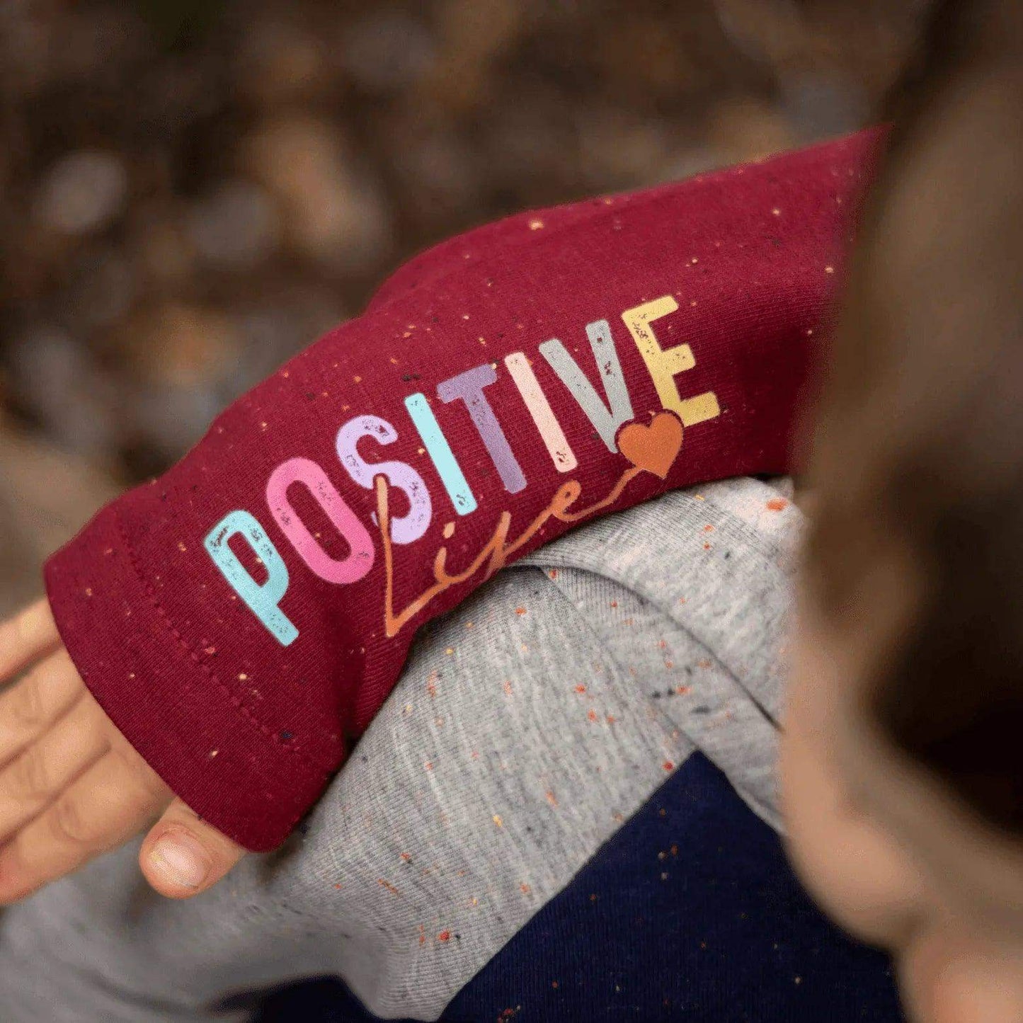 Positive Vibes | Statement Bügelbild 2-Teilig