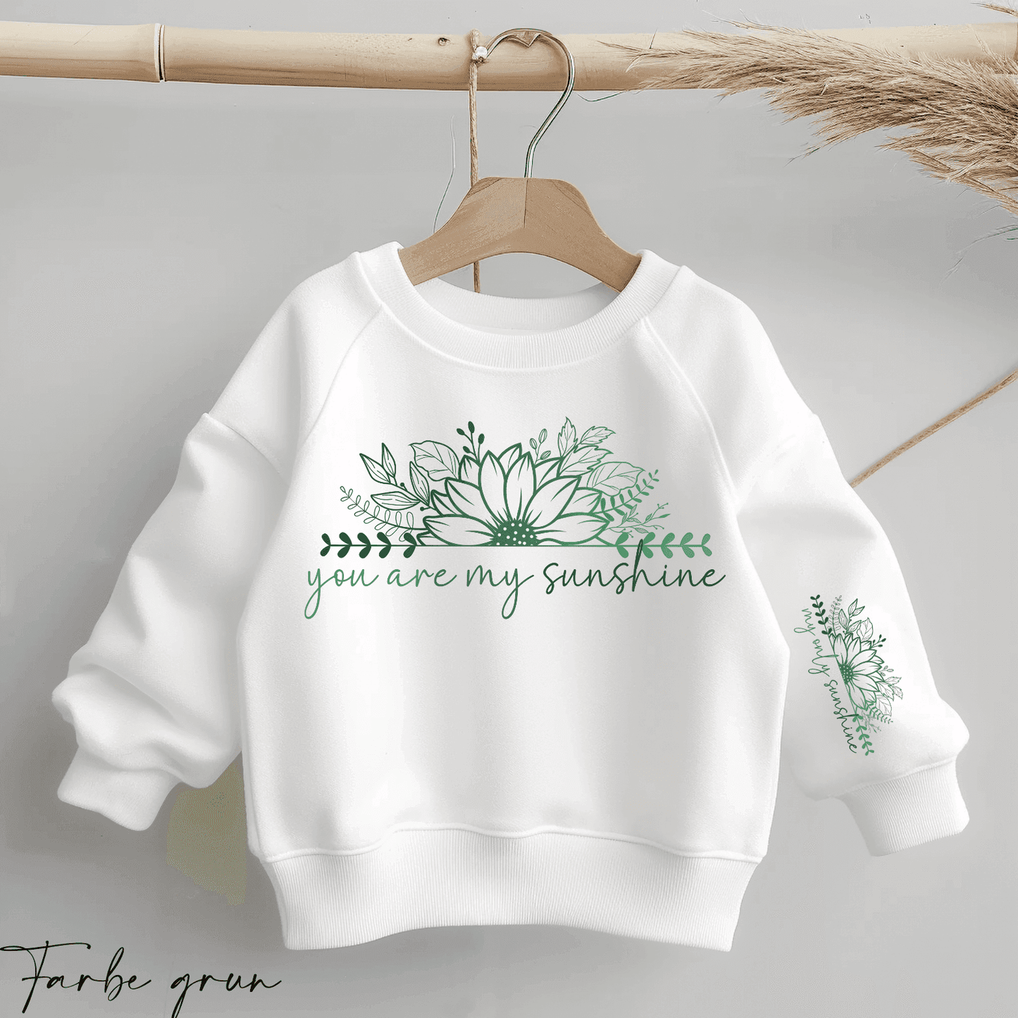 My sunshine - my only sunshine | Statement Bügelbild 2-Teilig