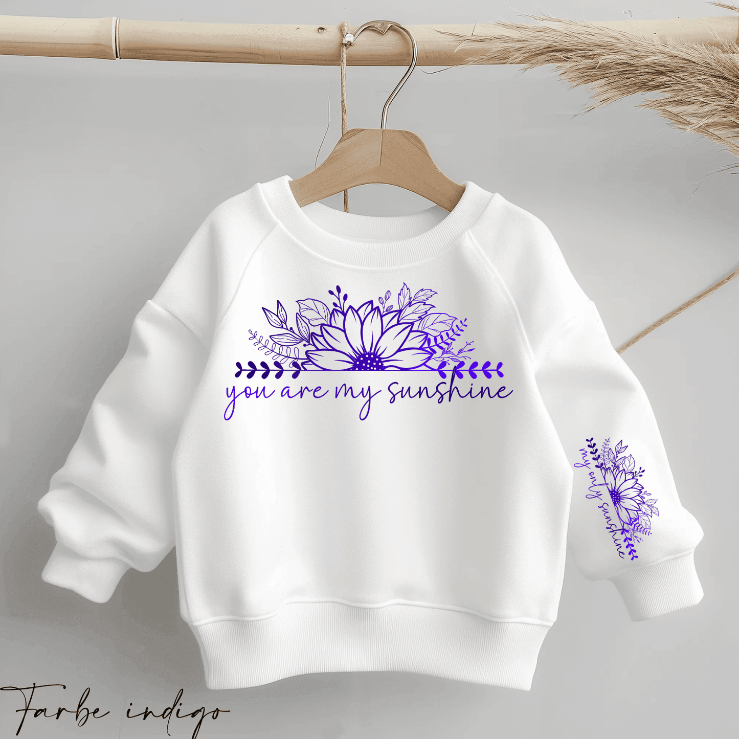 My sunshine - my only sunshine | Statement Bügelbild 2-Teilig