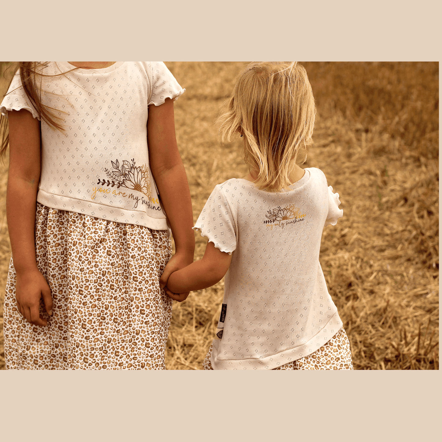 My sunshine - my only sunshine | Statement Bügelbild 2-Teilig