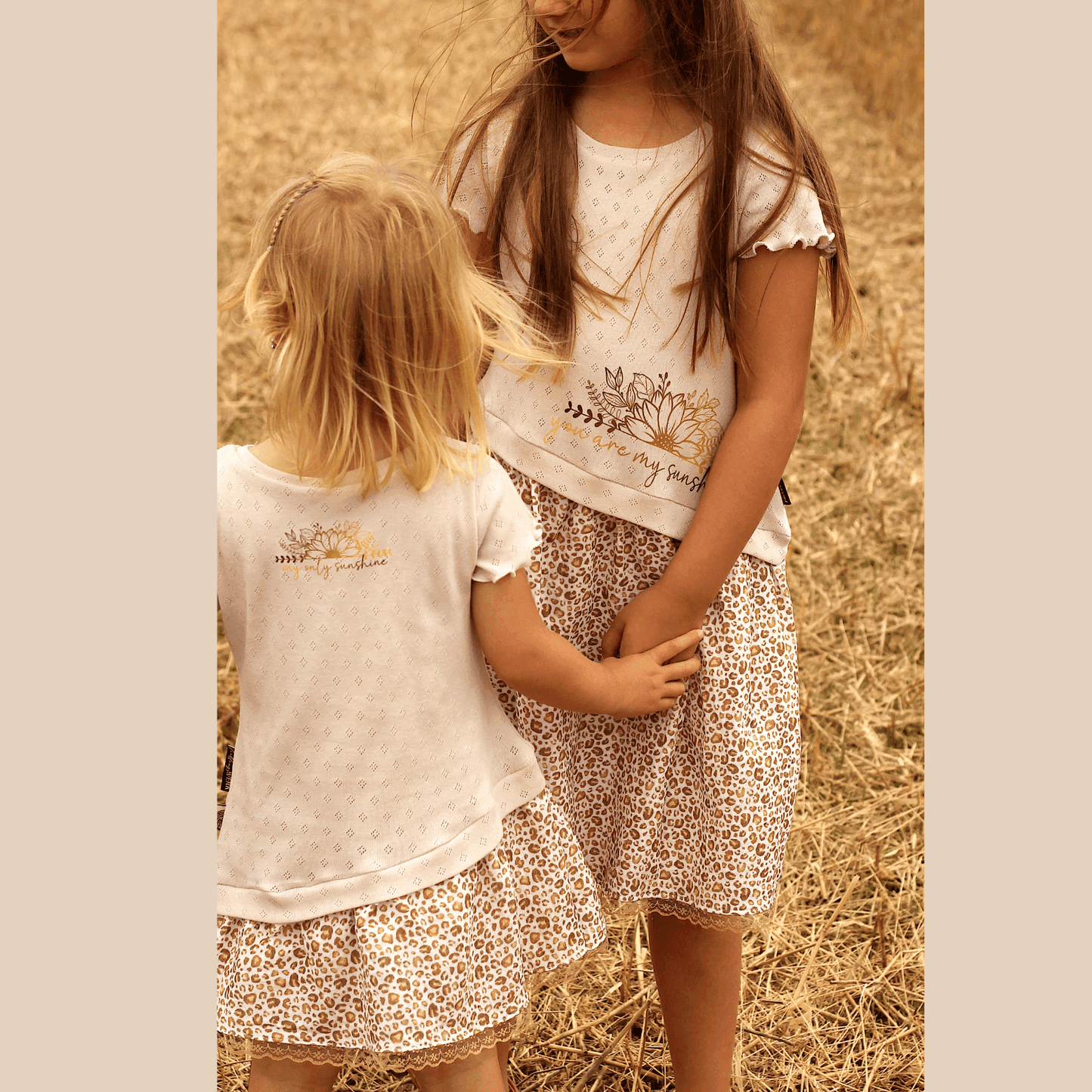 My sunshine - my only sunshine | Statement Bügelbild 2-Teilig