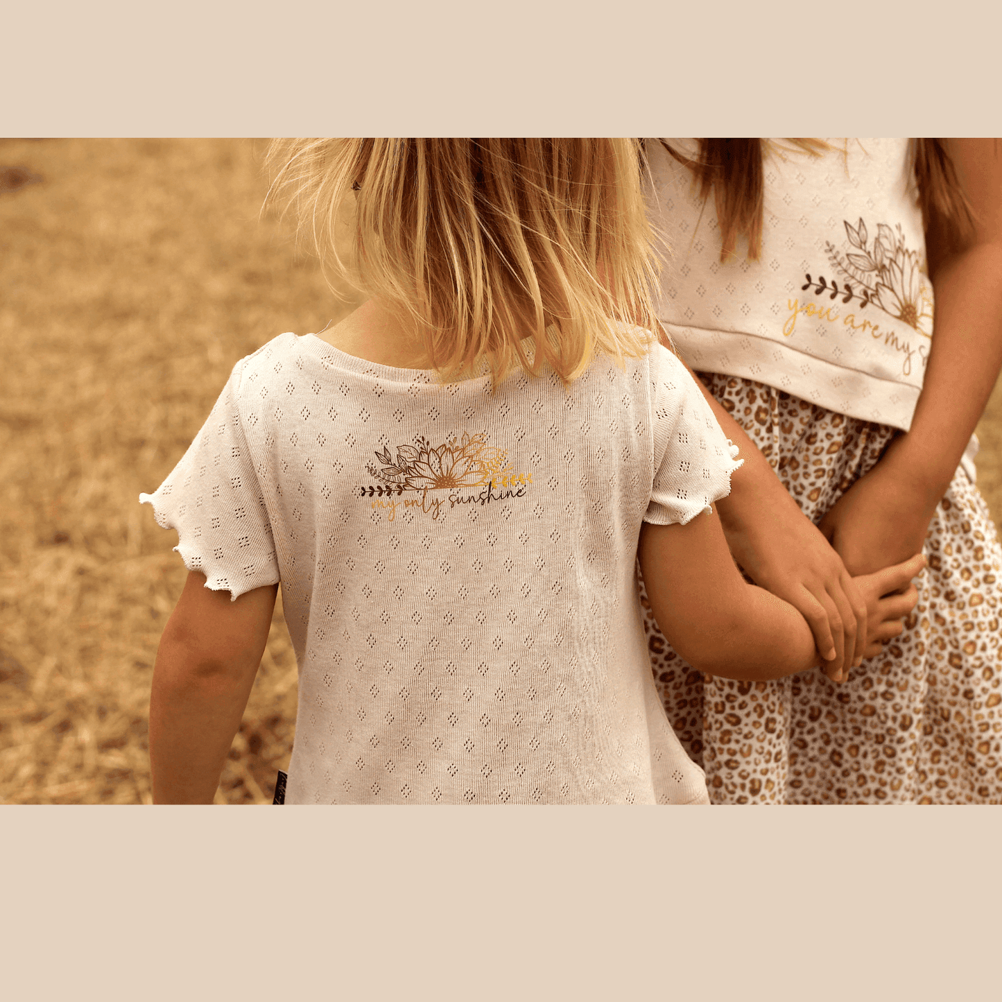 My sunshine - my only sunshine | Statement Bügelbild 2-Teilig