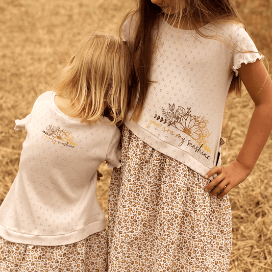 My sunshine - my only sunshine | Statement Bügelbild 2-Teilig