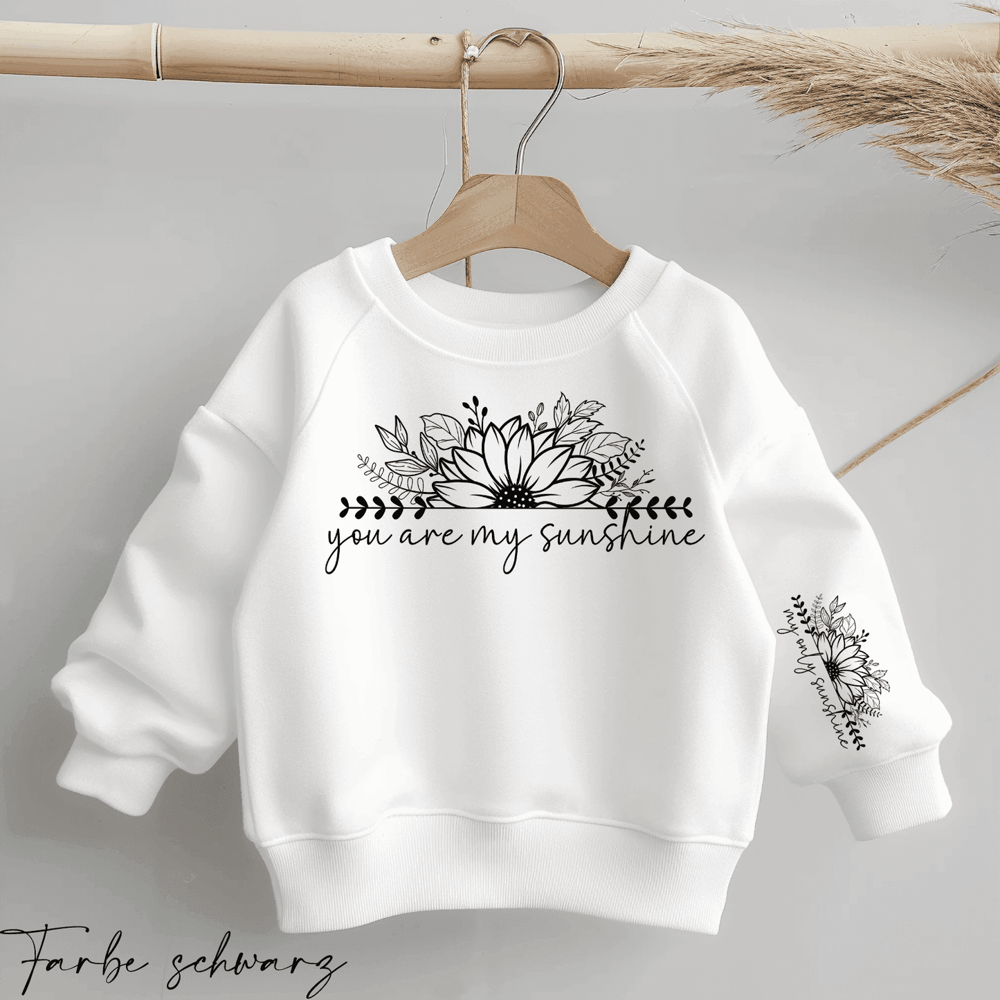 My sunshine - my only sunshine | Statement Bügelbild 2-Teilig
