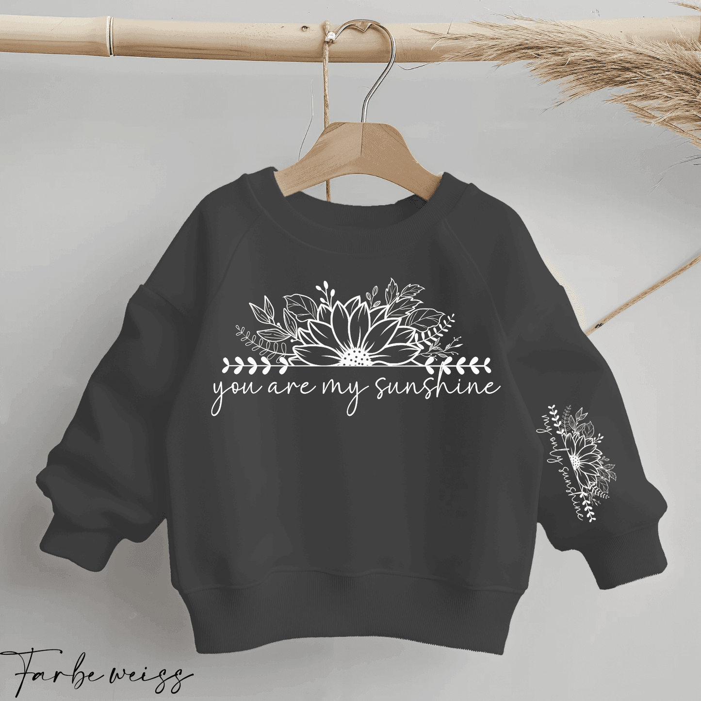 My sunshine - my only sunshine | Statement Bügelbild 2-Teilig