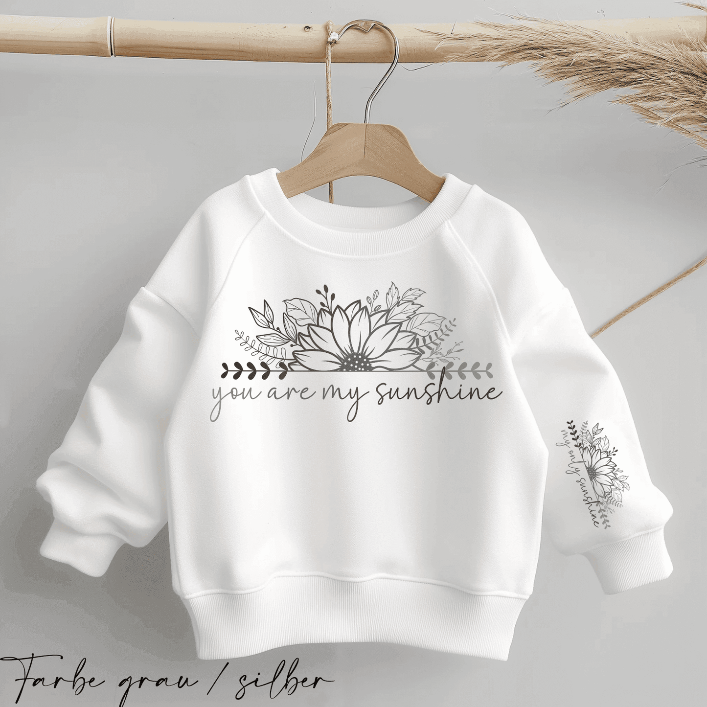 My sunshine - my only sunshine | Statement Bügelbild 2-Teilig