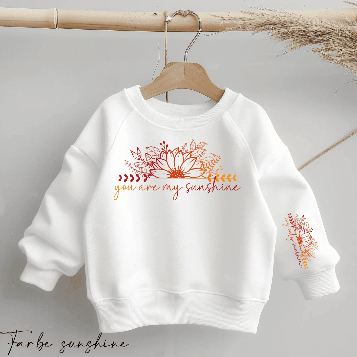 My sunshine - my only sunshine | Statement Bügelbild 2-Teilig