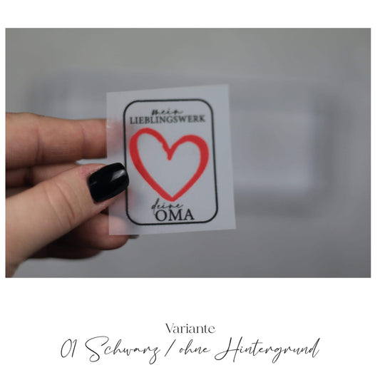 Entdecke unsere stylischen Größenlabels als Bügelbilder für Statement-Jacken! Einfach aufzubügeln, langlebig und perfekt für individuelle DIY-Projekte. Verleihe Deinen Jacken eine persönliche Note und sorge für klare Größenangaben. Jetzt online kaufen!