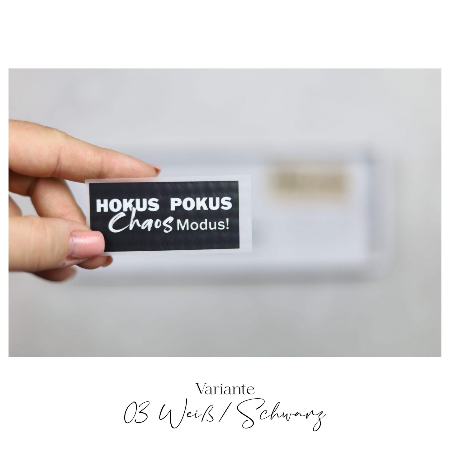 Bügelbild "HOKUS POKUS - Chaos Modus"