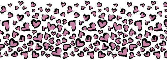 #11 Soft Rose | Schwarz – Rosé| LEO Classic Herz DUO