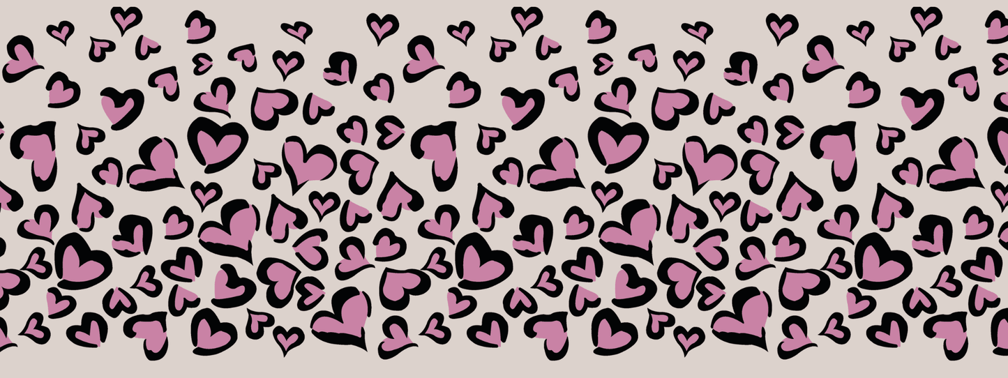 #11 Soft Rose | Schwarz – Rosé| LEO Classic Herz DUO