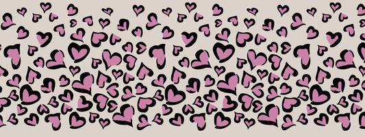 #11 Soft Rose | Schwarz – Rosé| LEO Classic Herz DUO