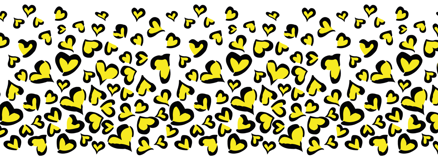 #12 Sunny Wild | Schwarz – Gelb | LEO Classic Herz DUO