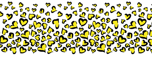 #12 Sunny Wild | Schwarz – Gelb | LEO Classic Herz DUO