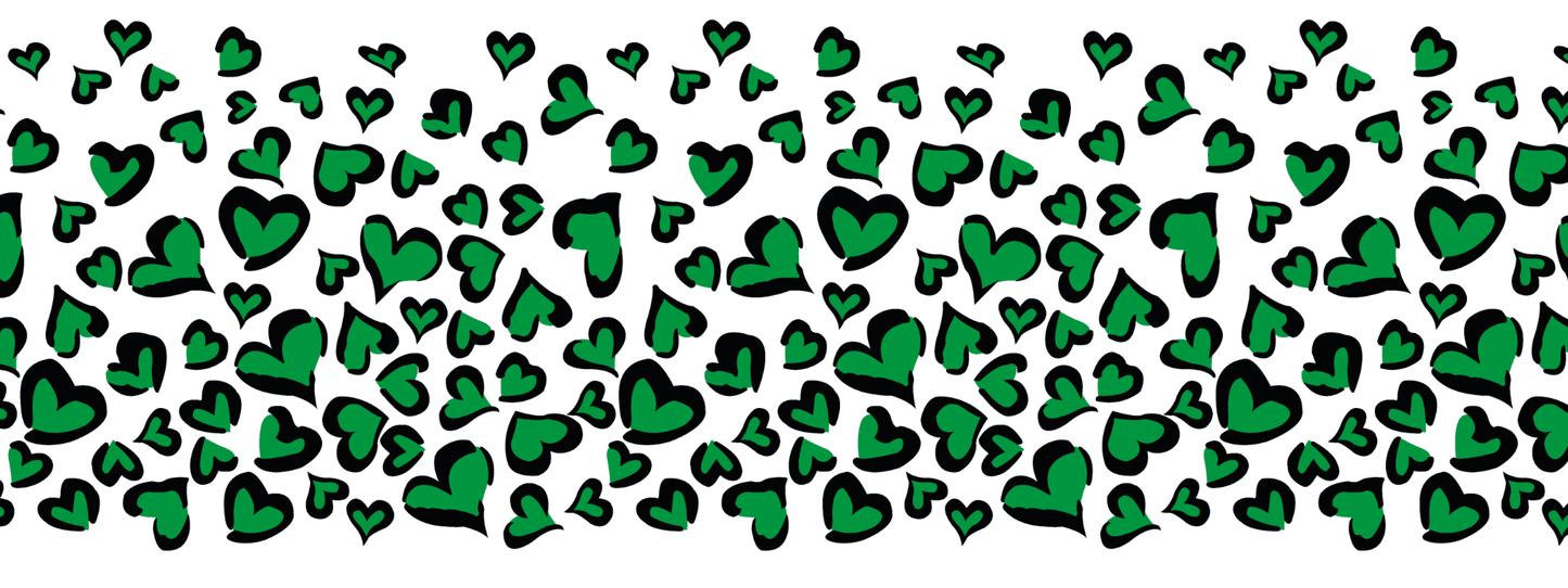 #13 Jungle Pop | Schwarz – Grün | LEO Classic Herz DUO