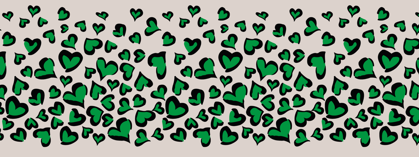 #13 Jungle Pop | Schwarz – Grün | LEO Classic Herz DUO