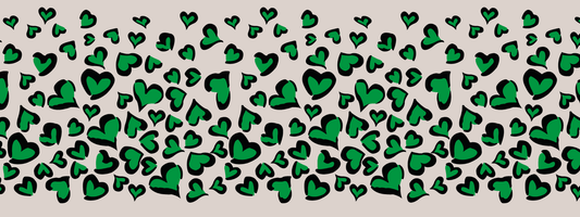 #13 Jungle Pop | Schwarz – Grün | LEO Classic Herz DUO