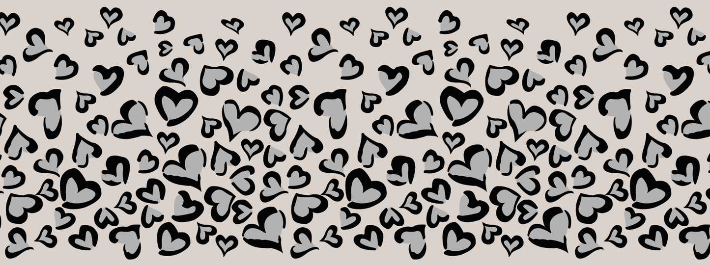 #3 Urban Wild | Schwarz – Hellgrau | LEO Classic Herz DUO