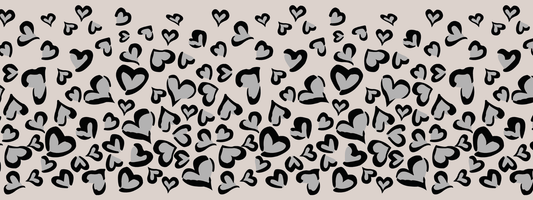 #3 Urban Wild | Schwarz – Hellgrau | LEO Classic Herz DUO