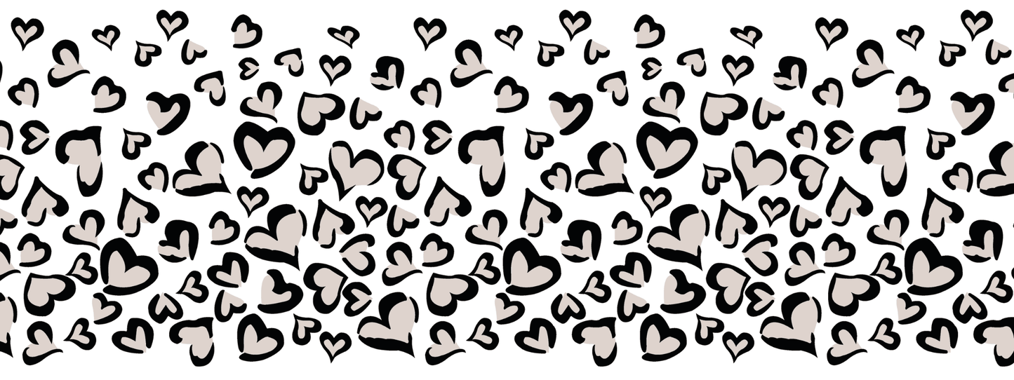 #7 Soft Sand | Schwarz – Beige | LEO Classic Herz DUO