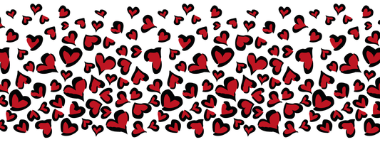 #9 Wild Red | Schwarz – Rot | LEO Classic Herz DUO