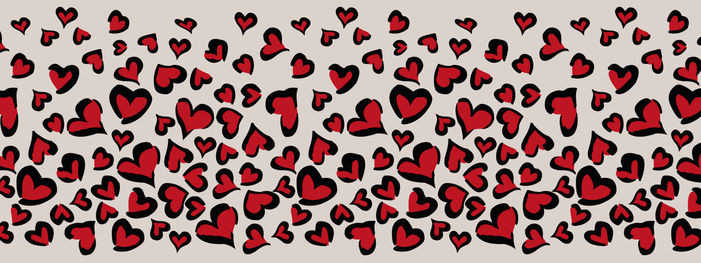 #9 Wild Red | Schwarz – Rot | LEO Classic Herz DUO