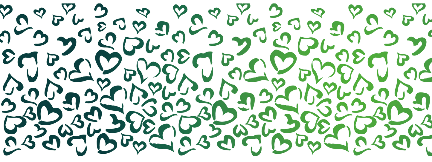 #12 Green Energy | Grün – Petrol | LEO Herz Outline – Farbverlauf VLR