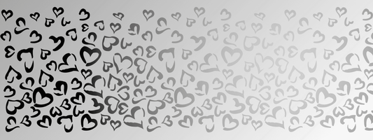 #1 Urban Wild | Schwarz – Grau | LEO Herz Outline – Farbverlauf VLR