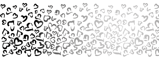 #1 Urban Wild | Schwarz – Grau | LEO Herz Outline – Farbverlauf VLR