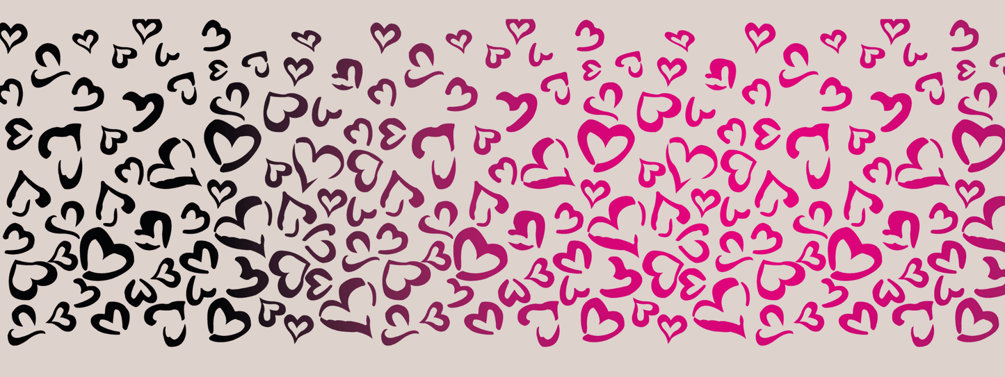 #2 Pink Breeze |  Pink – Hellrosa | LEO Herz Outline – Farbverlauf VLR