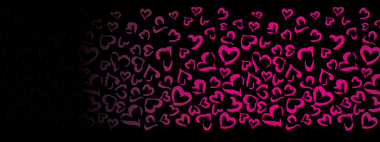 #4 Berry Mood | Pink – Schwarz | LEO Herz Outline – Farbverlauf VLR