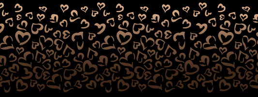 #10 Cocoa Cream | Beige – Braun | LEO Herz Outline – Farbverlauf VTB