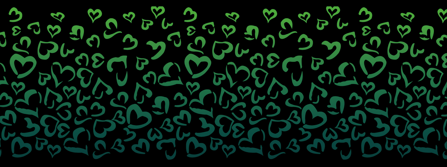 #12 Green Energy | Grün – Petrol | LEO Herz Outline – Farbverlauf VTB