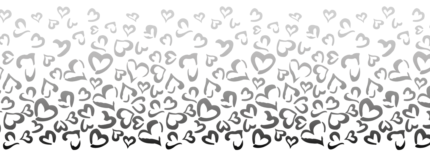 #1 Urban Wild | Schwarz – Grau | LEO Herz Outline – Farbverlauf VTB