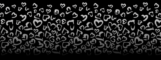 #1 Urban Wild | Schwarz – Grau | LEO Herz Outline – Farbverlauf VTB