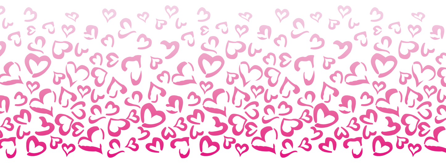 #2 Pink Breeze |  Pink – Hellrosa | LEO Herz Outline – Farbverlauf VTB