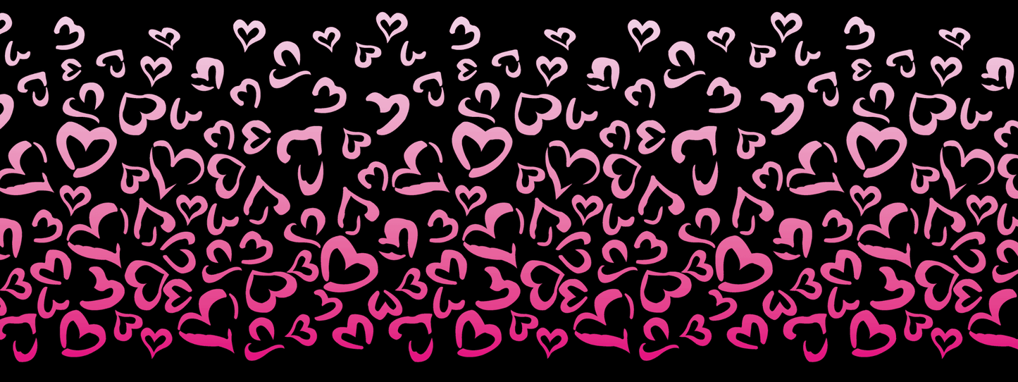 #2 Pink Breeze |  Pink – Hellrosa | LEO Herz Outline – Farbverlauf VTB